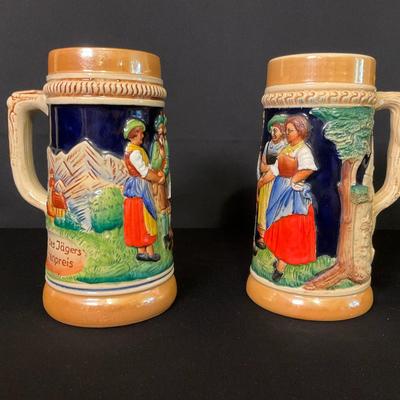Two German Beer Steins