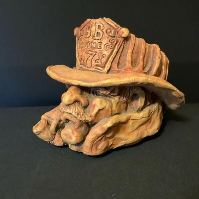 Engine 7 Fireman Sculpture 