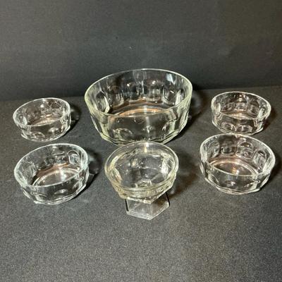 Vintage Thumbprint Fruit bowl 