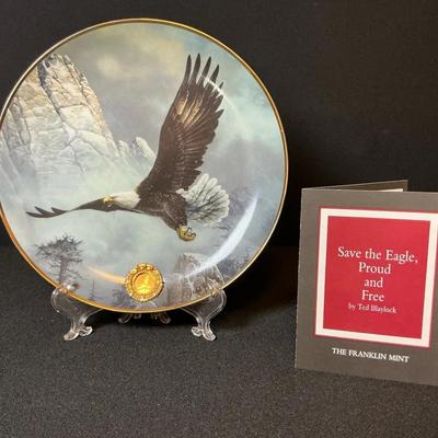 Limited Edition Franklin Mint Save The Eagle By Ted Bldylock