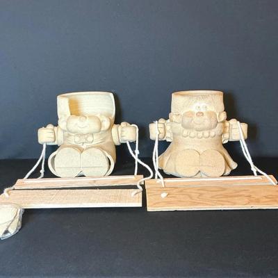 Pair Of Kids Swinging Pot Holders