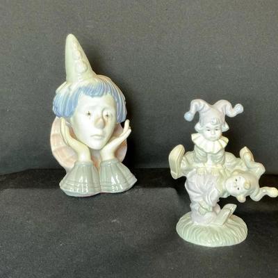 Meico Clown Figurine And Friend