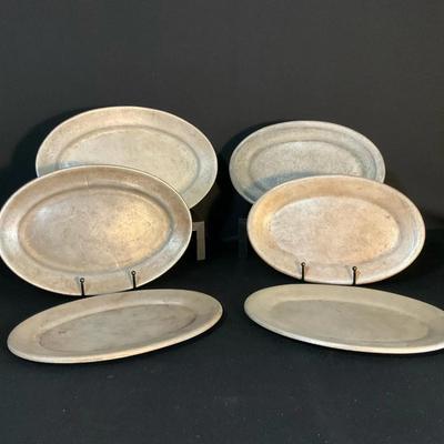 Vintage Aluminum & Pewter Plates
