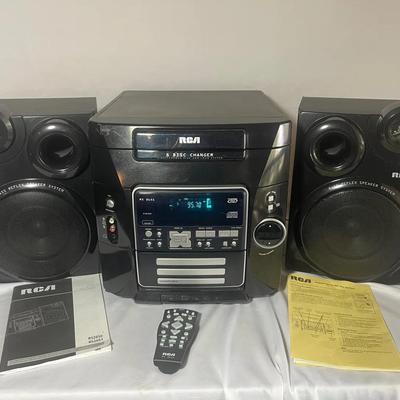 RCA 5 Disc Changer Cassette and Radio Player   RS 2651 
