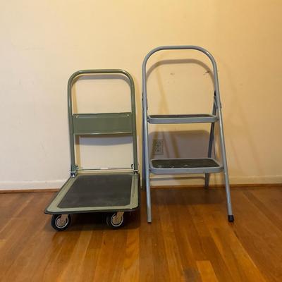 Step Ladder And Dolly