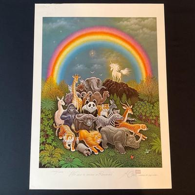 K. Chin ‘We Have To Believe In Rainbows’ Print