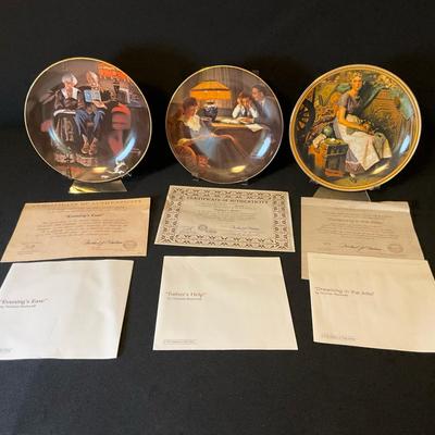 Collectible Rockwell Plates