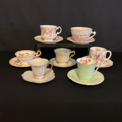China Tea & Demitasse Cup And Saucers Lot #2