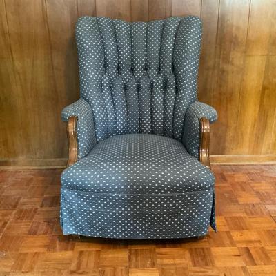 Vintage Blue Rocking Chair