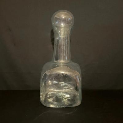 Extra Large Blown Glass Decanter
