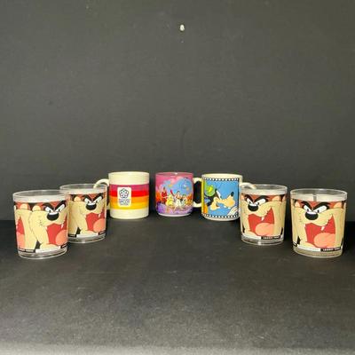 Disney Assorted Cups And Mugs