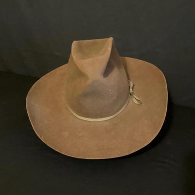 Brown Felt Cowboy Hat