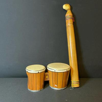 Bongo Drums And Rain Stick