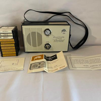 Vintage Playtape 2 track Hipster Player Model 1441