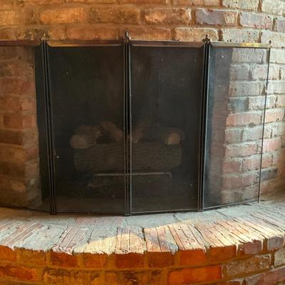 Hinged Fireplace Screen 