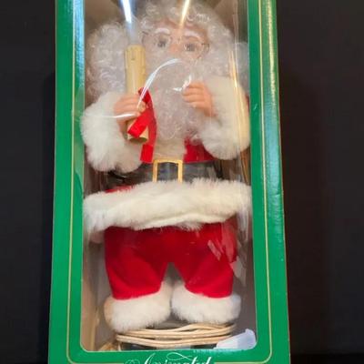 Animated Santa Claus Figure 