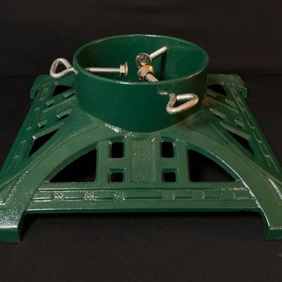 Christmas Green Cast Iron Tree Stand