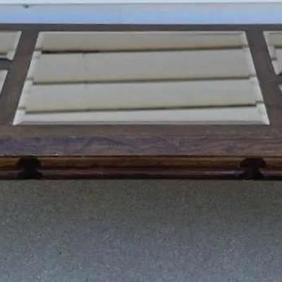 Wood & Mirrored Glass Coffee table 