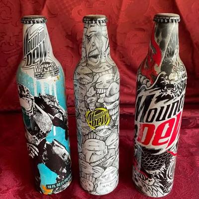 Mountain Dew Aluminum Bottles - Lot 8 