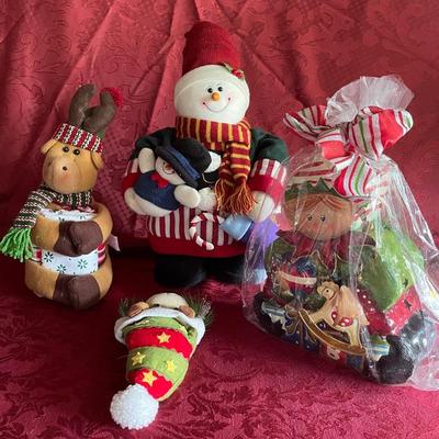 Fleece Snowman and Moose + 