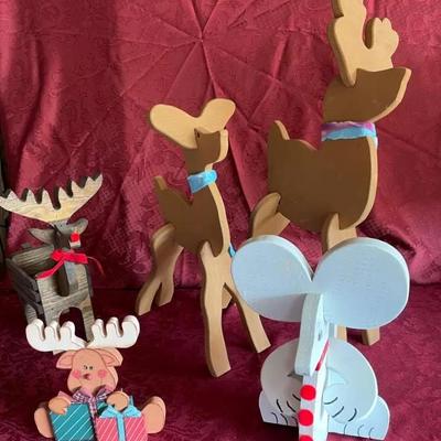 Wood Christmas Animals