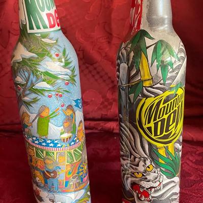 Mountain Dew Aluminum Bottles - Lot 5 