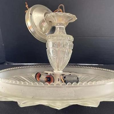 Vintage Hardwired Hanging Light - Lot 2 