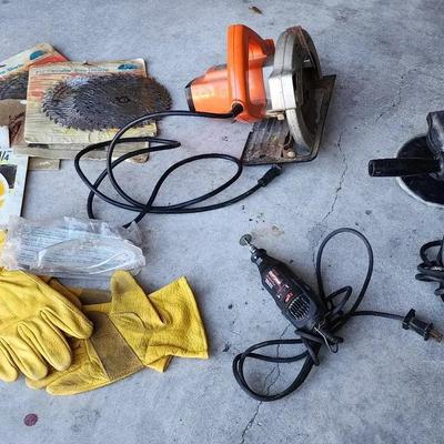  7 1/4" Circular Saw, Sanders/polisher Rotary Tool 7 1/4 In Blades