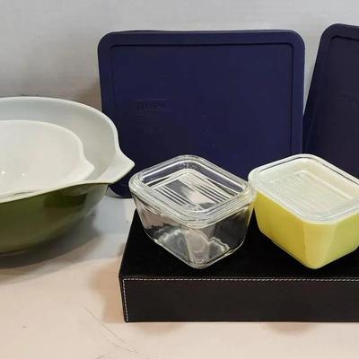 Pyrex Mixing Bowls and Storage