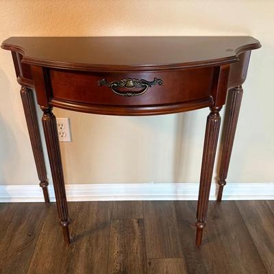 Small Half Moon Console Table