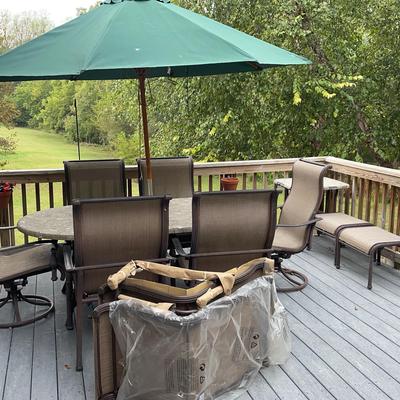 Set Of Patio Chairs & Tables
