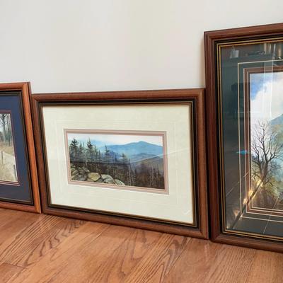 Trio Of Signed & Numbered Framed Prints By Don Ringstrom