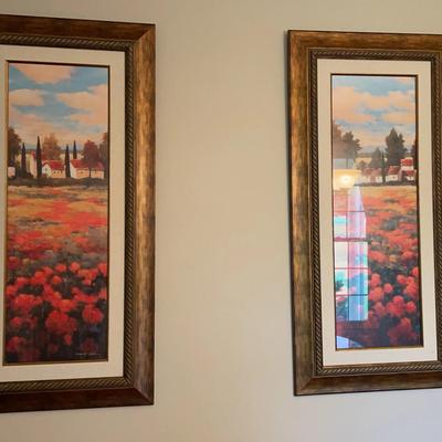 Pair Of Tuscany Themed Prints By Kanayo Ede
