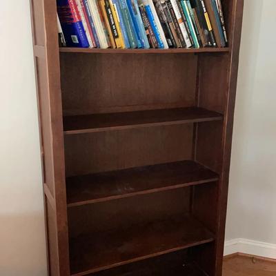 5 Shelf Wooden Bookcase