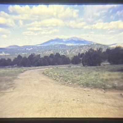 Original Slide of Mountains - Flagstaff, Arizona - June 1948