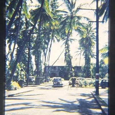 Original Slide of Waikaiki Beach - Honolulu, Hawaii - Novermber 1945