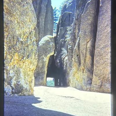 Original Slide of Mountain Pass - Black Hills, South Dakota - June 1950