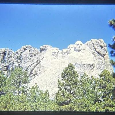 Original Slide of Mount Rushmore - South Dakota - June 1950