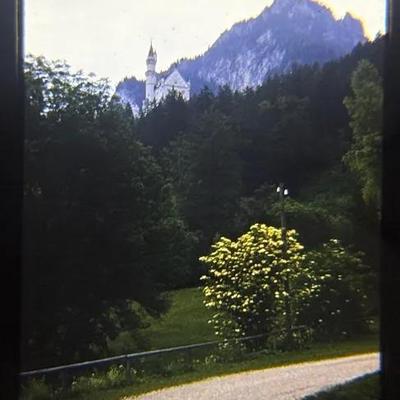 Original Slide of Neuschwanstein Castle - Germany - July 1953