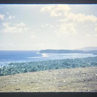 Original Slide of the Western Side of Guam Bay - December 1945