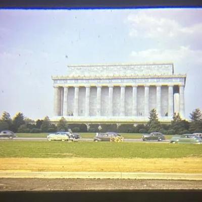 Original Slide of The Lincoln Memorial - May 1942