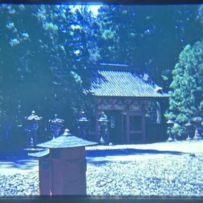 Original Slide of Shrine Buildings - Nikko, Japan - September 1946
