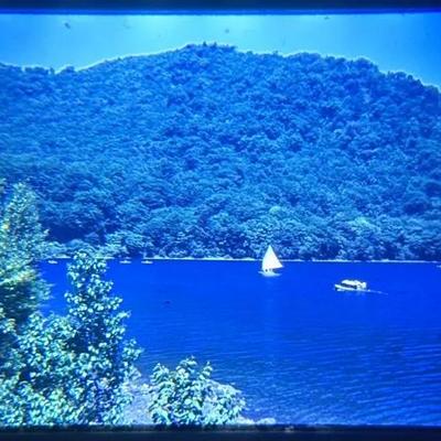 Original Slide of a Japanese Lake - September 1946