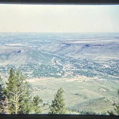 Original Slide of Golden, Colorado View - June 1950