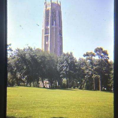 Original Slide of the Singing Tower - Florida - 1940s-50s