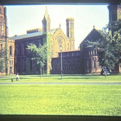 Original Slide of Smithsonian Buildings - Washington D.C. - 1943