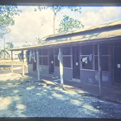 Original Slide of Military Quarters - Guam - November 1945