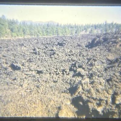 Original Slide of a Lava Bed - Flagstaff, Arizona - June 1948