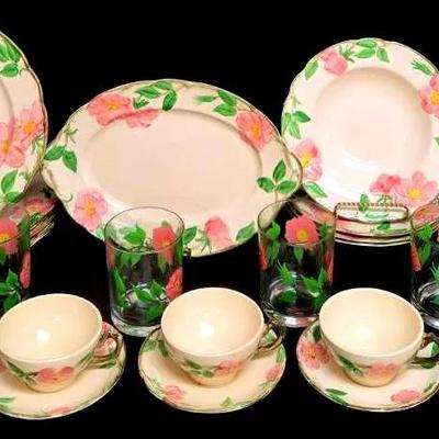 "Franciscan" Desert Rose Tableware Collection #2