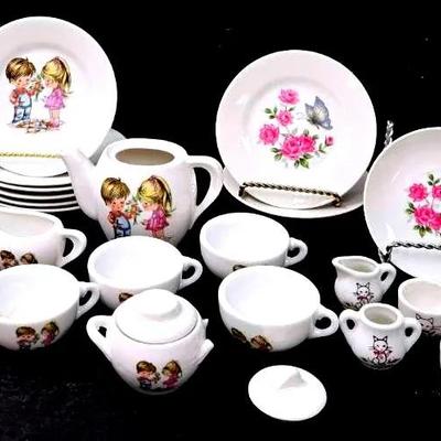 Child's Porcelain Tea Set 